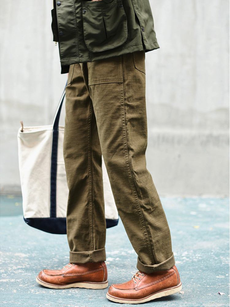 Pantalons Casual Droits pour Hommes Inspirés des Pantalons de Fatigue OG-107