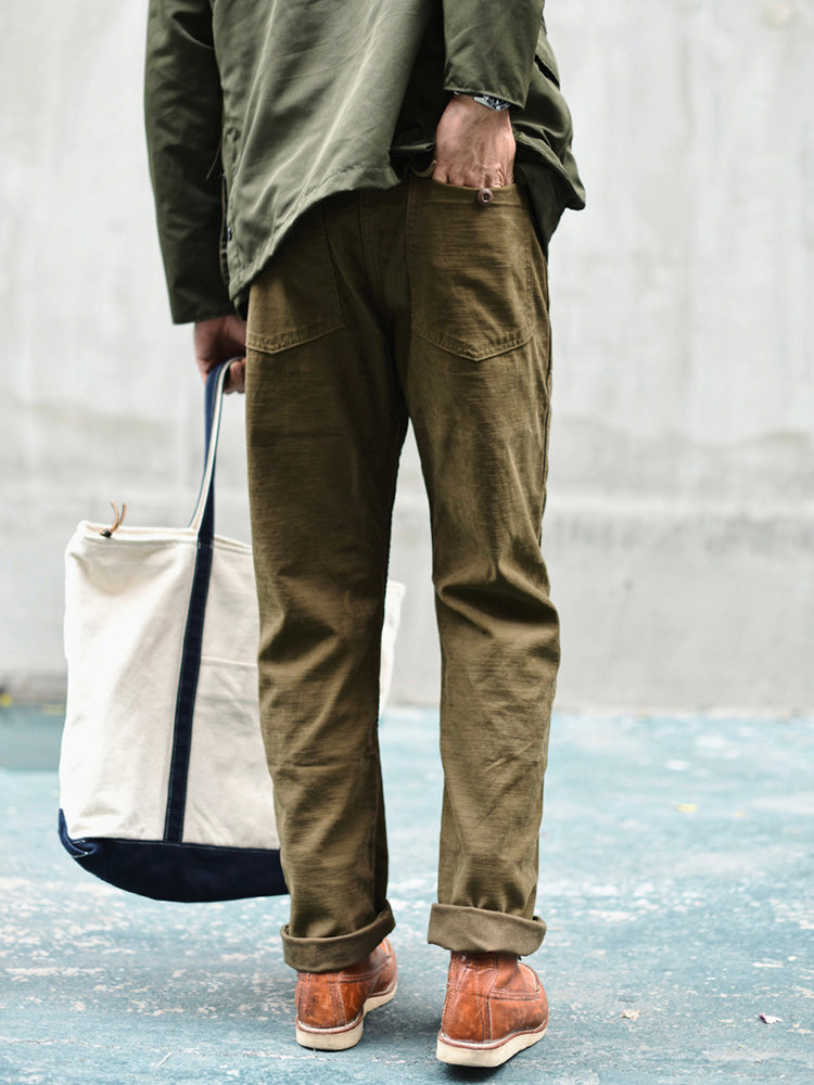 Pantalons Casual Droits pour Hommes Inspirés des Pantalons de Fatigue OG-107