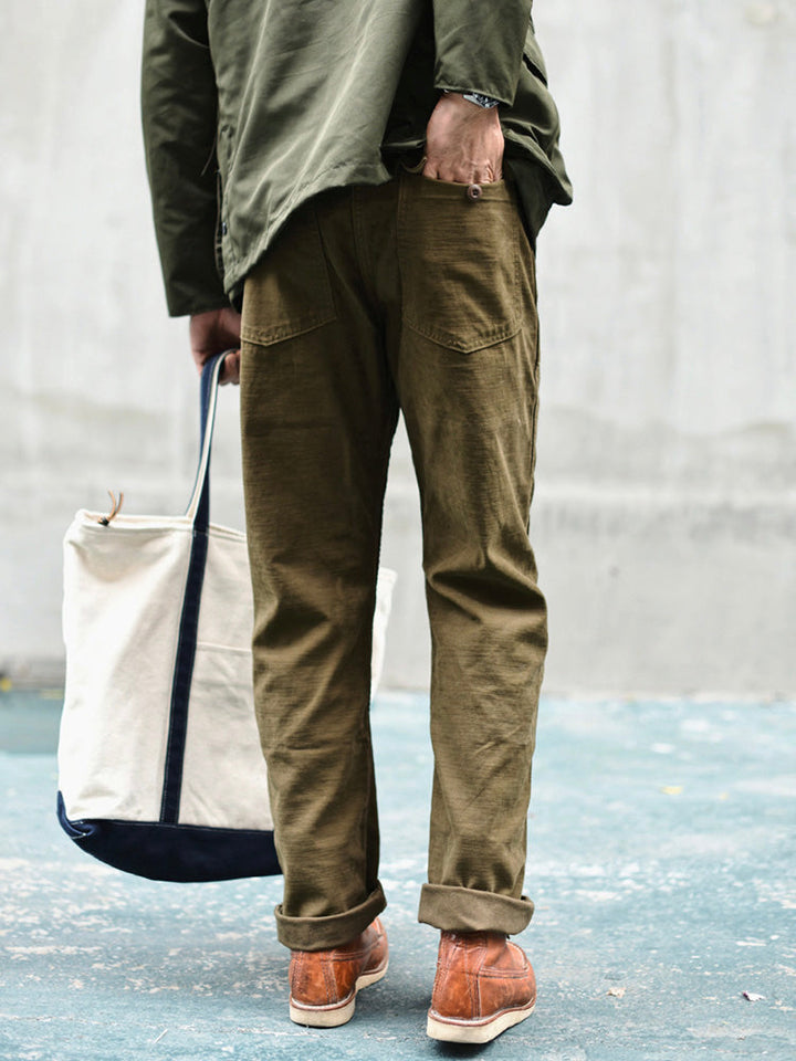 Pantalons Casual Droits pour Hommes Inspirés des Pantalons de Fatigue OG-107