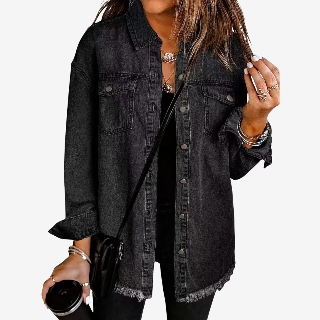 Lucille™ Veste en Jean Oversize