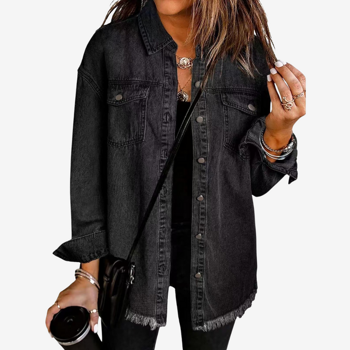Lucille™ Veste en Jean Oversize