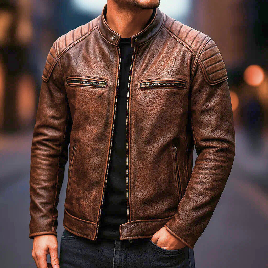 Veste Matteo™ | Cuir Premium &amp; Esprit Vintage