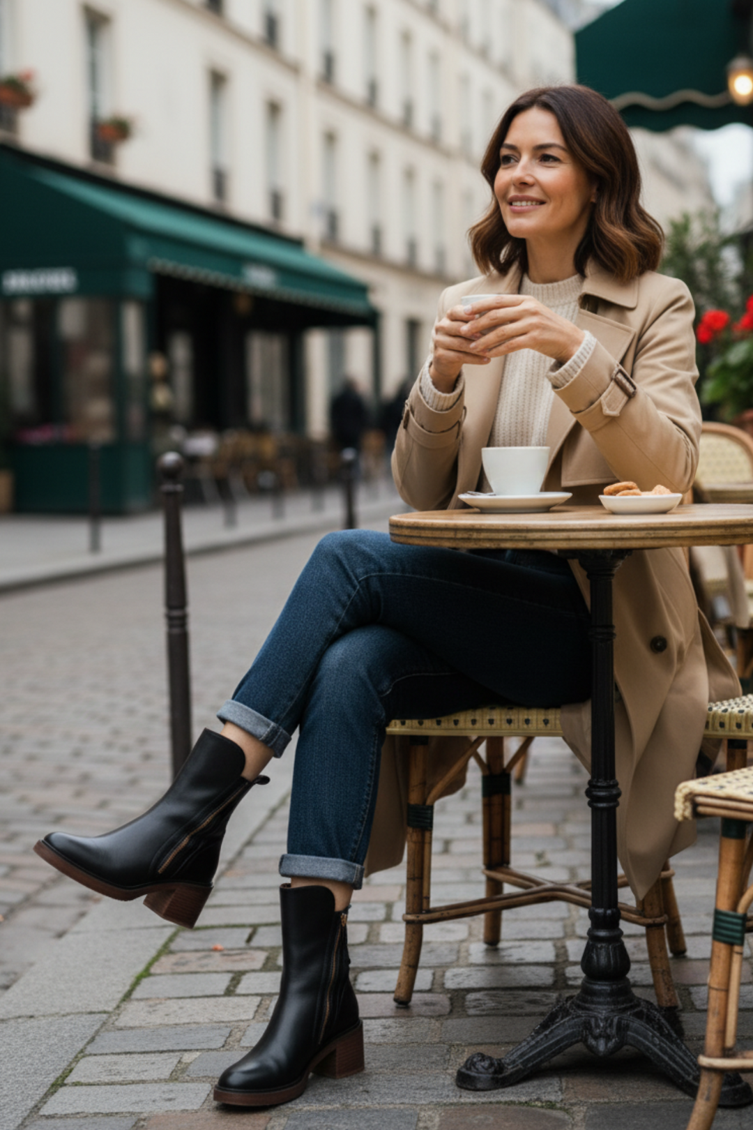 Bottines Zippées Talon Confort Isabelle
