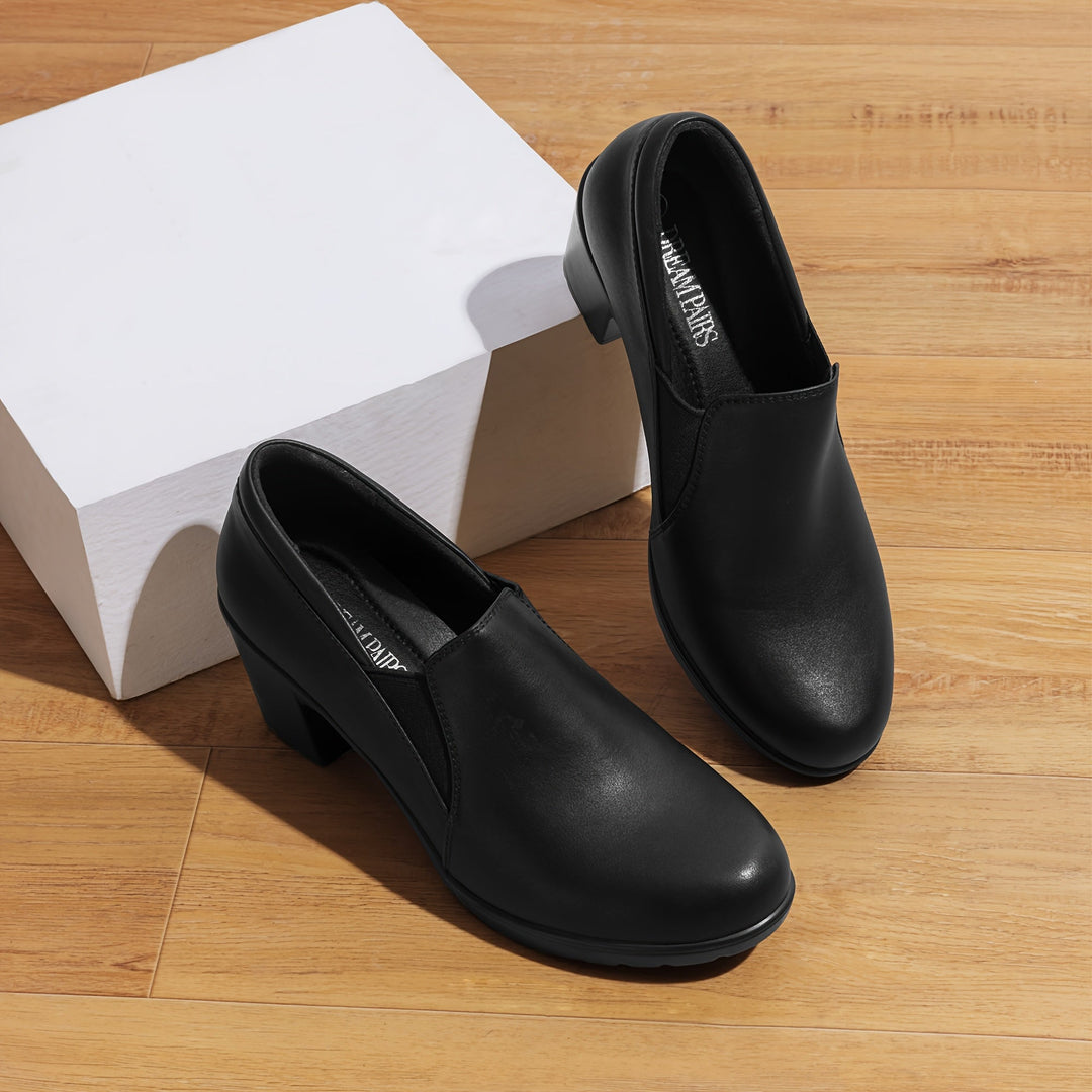 Mocassins à Talon Bloc Confort Margot