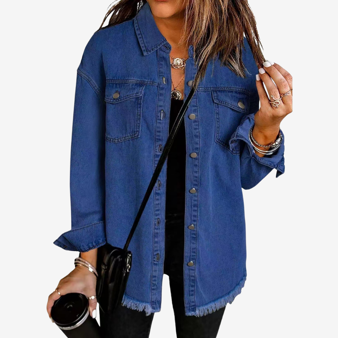Lucille™ Veste en Jean Oversize
