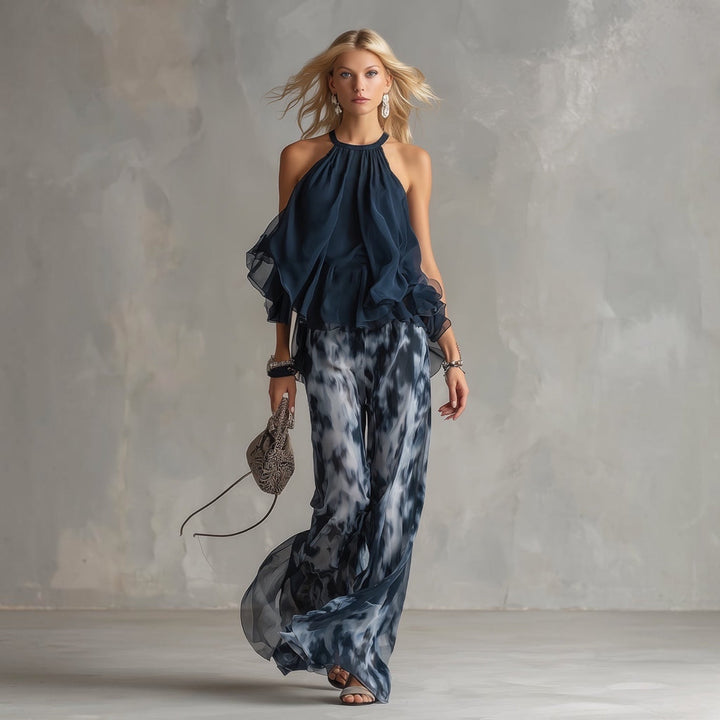 VIVIENNE™ | Ensemble Volanté &amp; Pantalon
