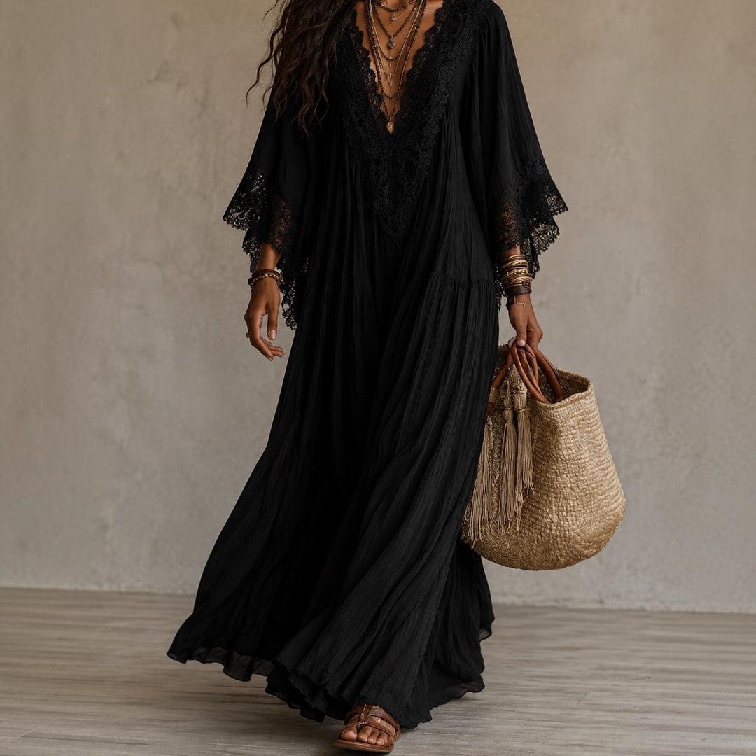 Celeste™ | Robe longue en dentelle