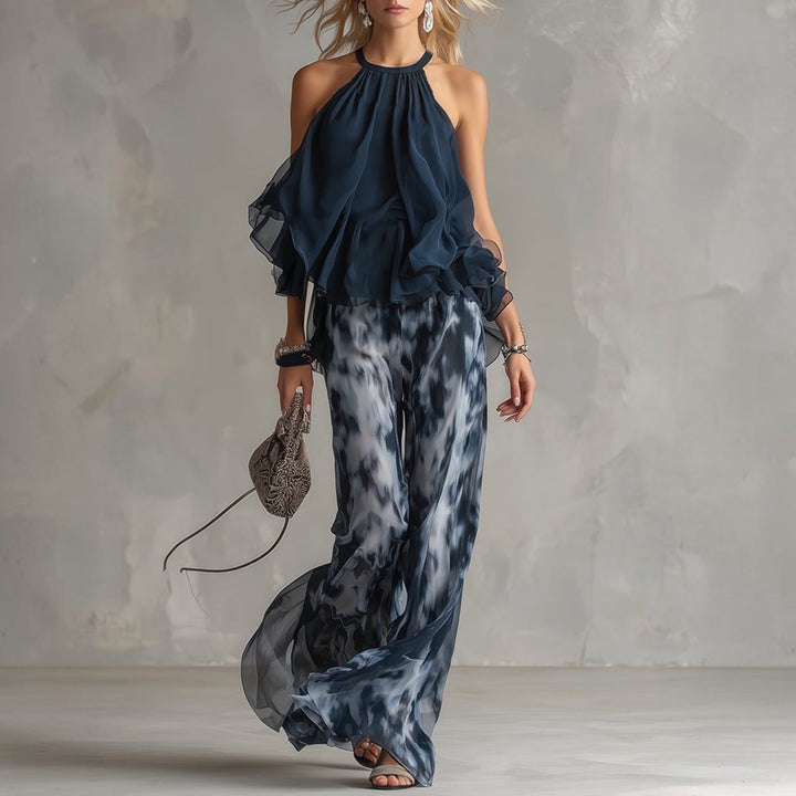 VIVIENNE™ | Ensemble Volanté &amp; Pantalon
