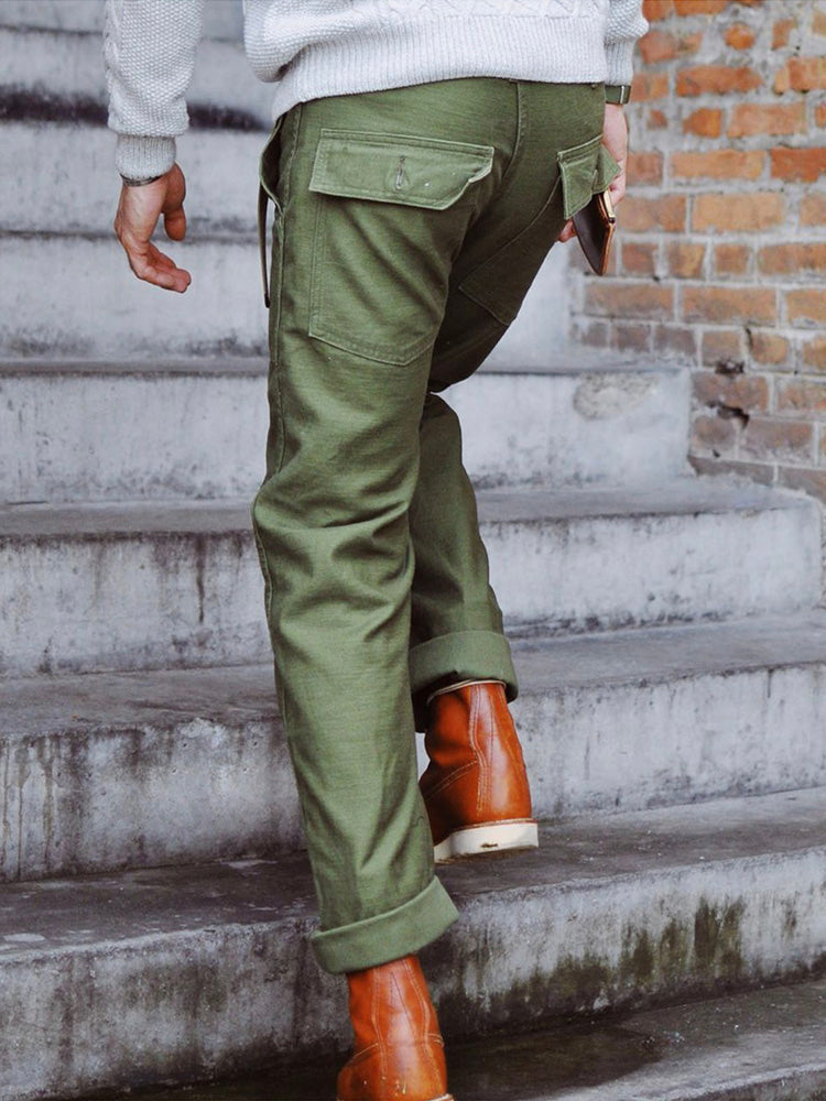 Pantalons Casual Droits pour Hommes Inspirés des Pantalons de Fatigue OG-107