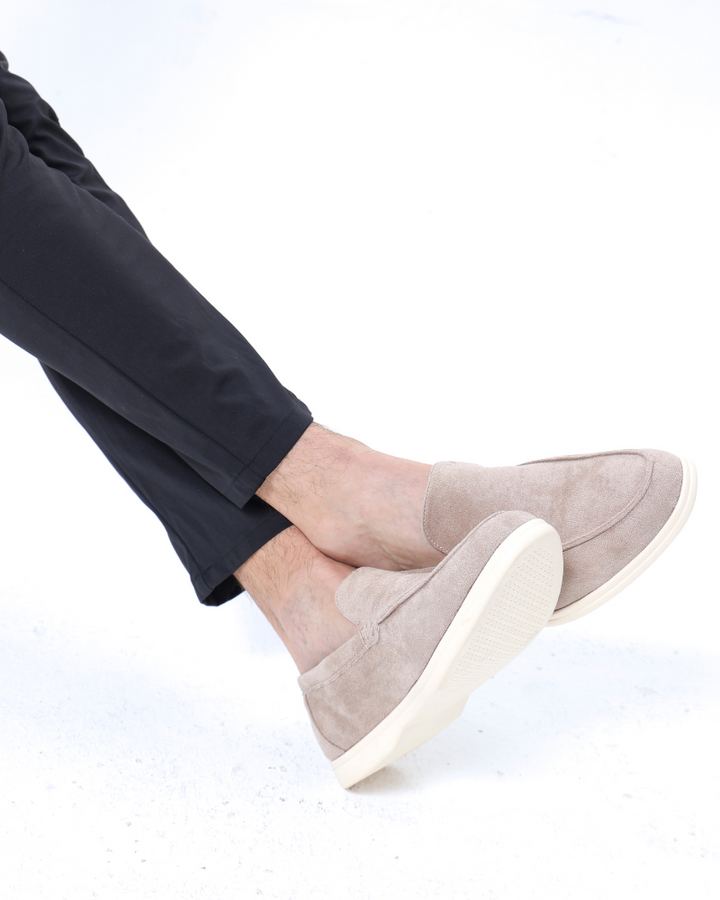 MOCASSINS EN CUIR SUEDE