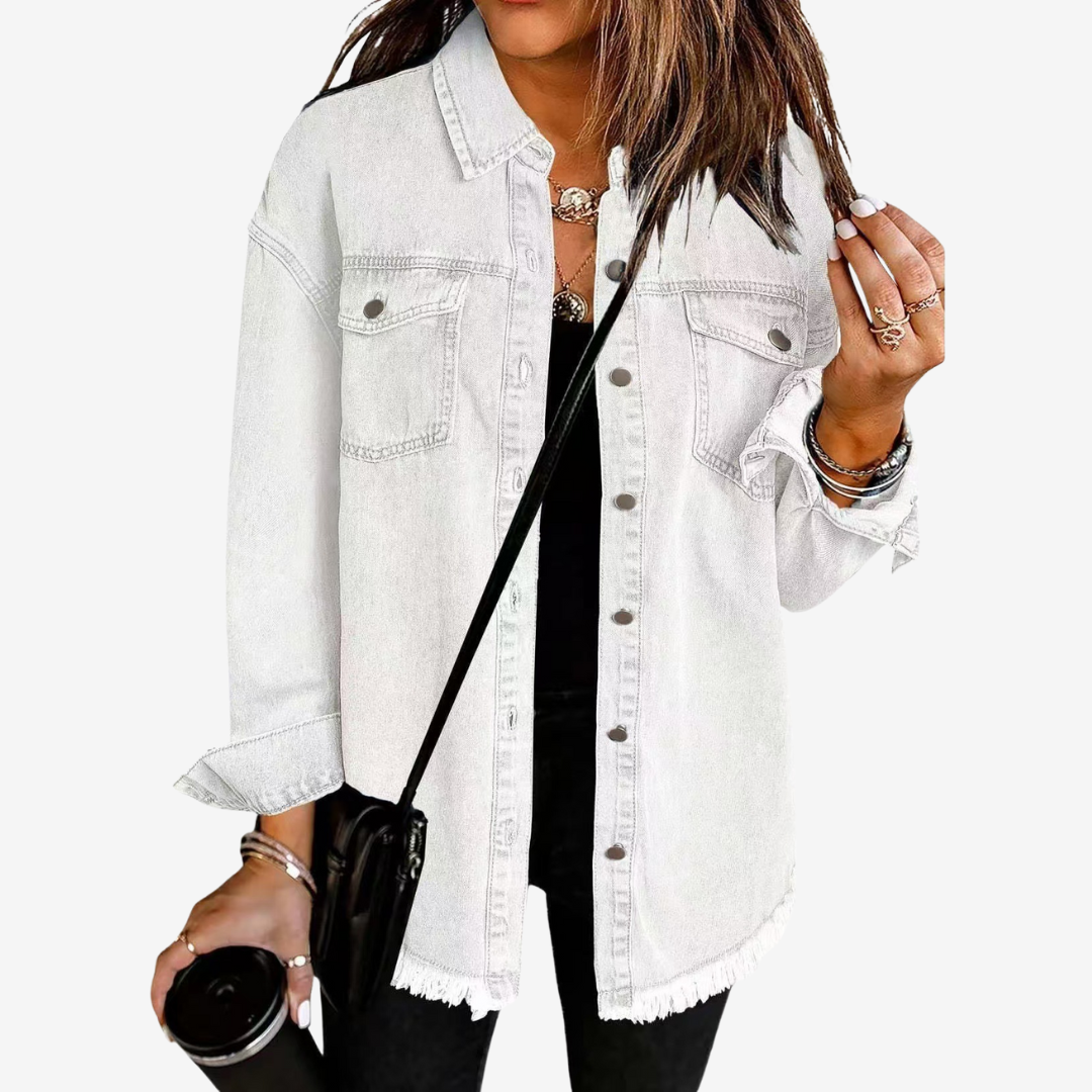 Lucille™ Veste en Jean Oversize