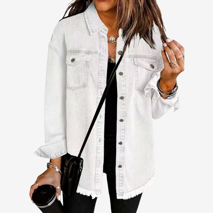Lucille™ Veste en Jean Oversize