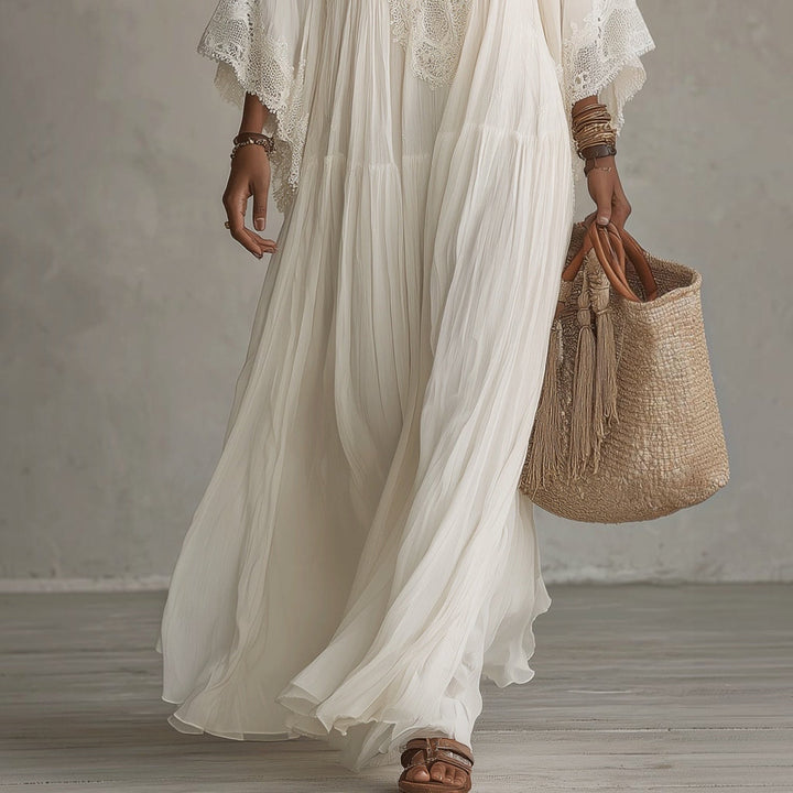 Celeste™ | Robe longue en dentelle