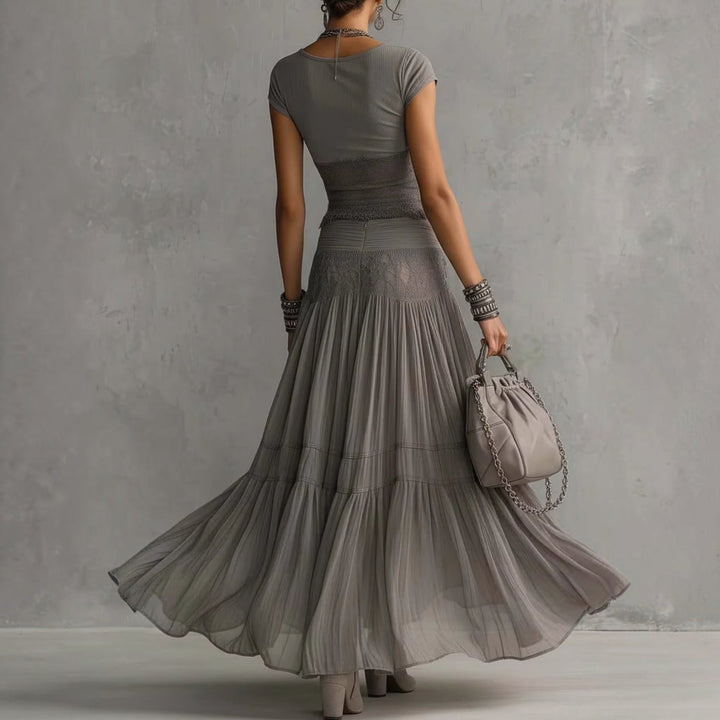 Rosaria™ | Ensemble jupe plissée élégante