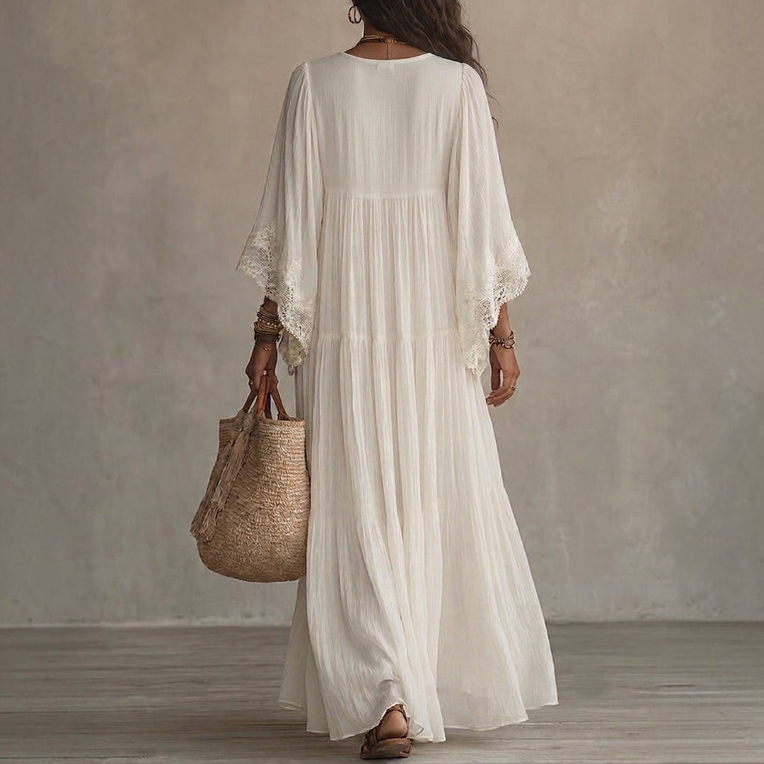 Celeste™ | Robe longue en dentelle