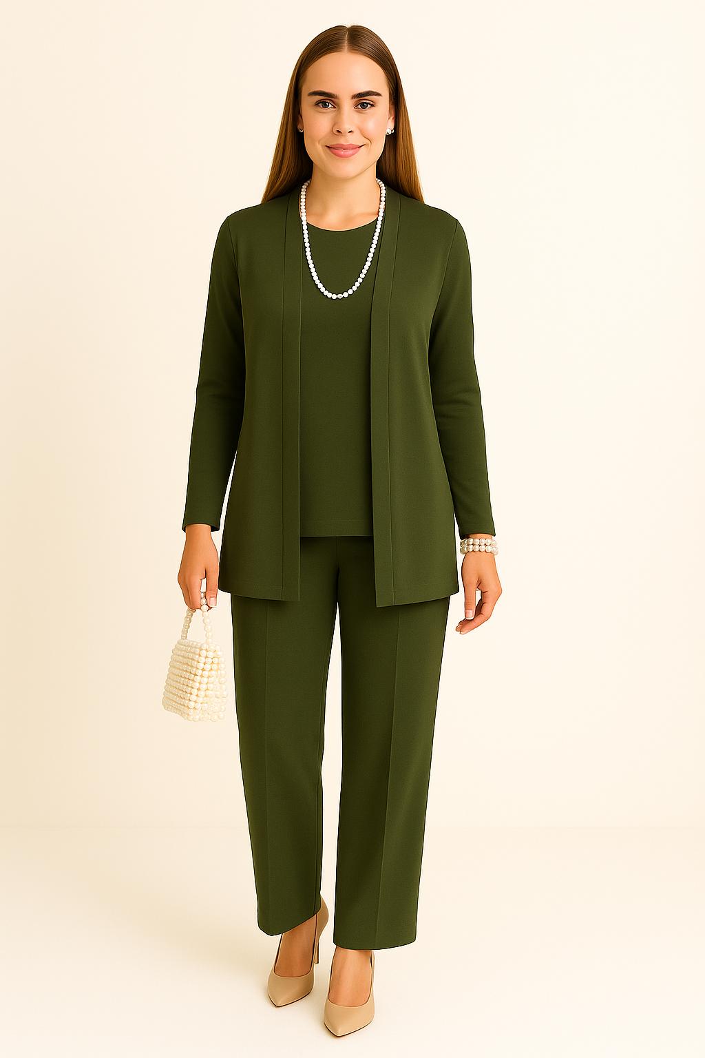 Valeria™ | Ensemble Cardigan, Pull &amp; Pantalon