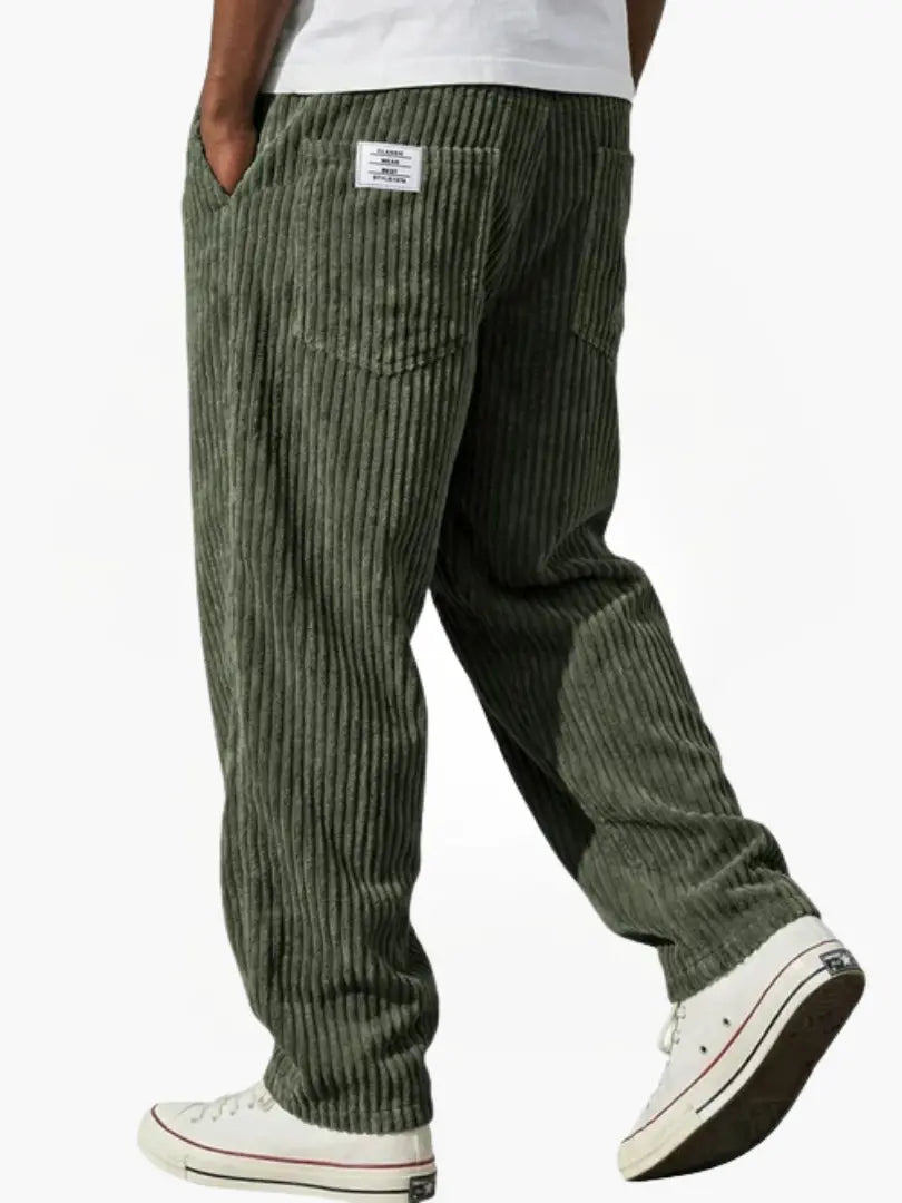PANTALONS EN VELOURS CÔTELÉ POUR HOMMES