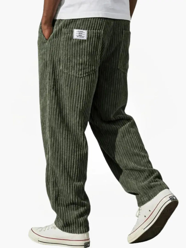 PANTALONS EN VELOURS CÔTELÉ POUR HOMMES