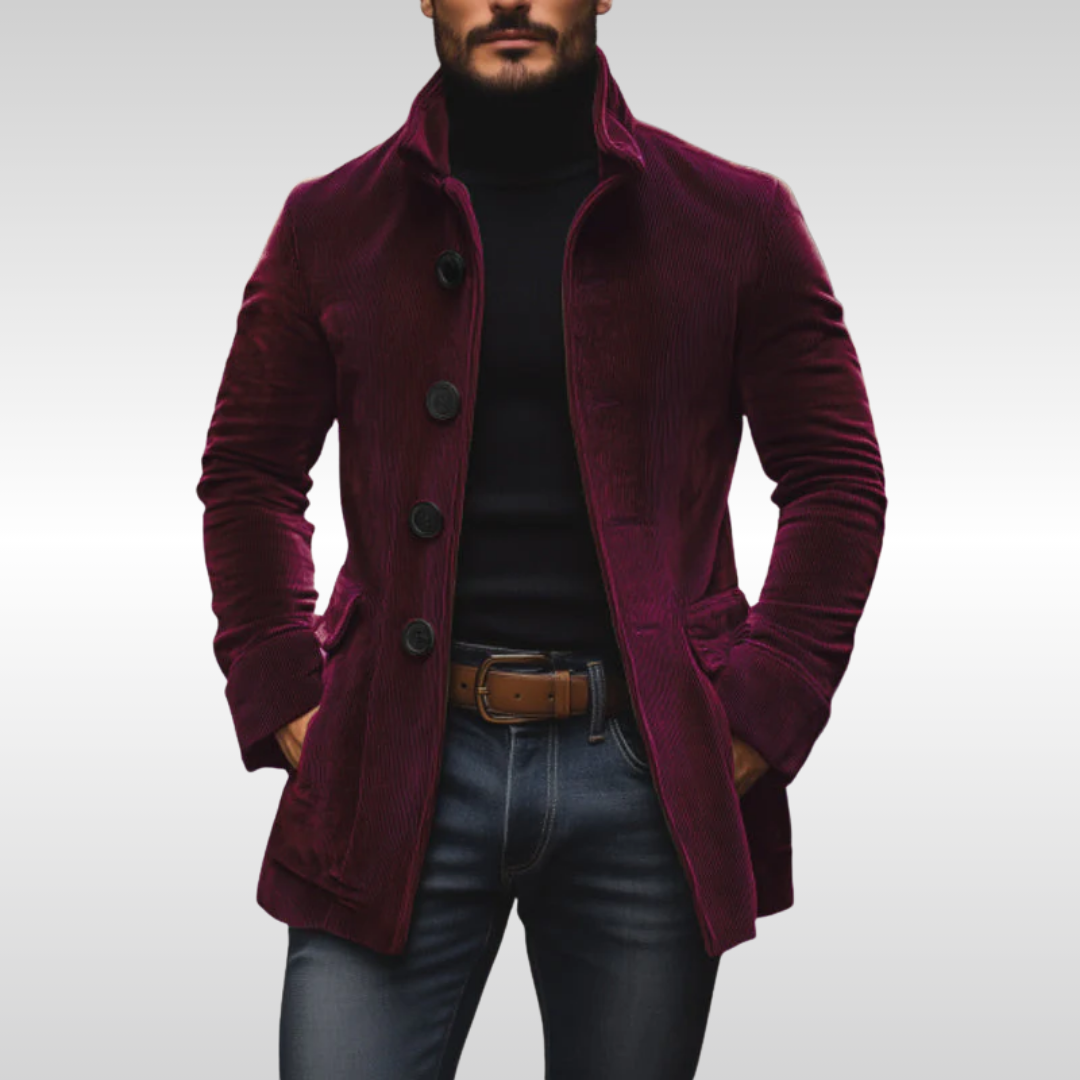 David | La Veste en Velours Côtelé