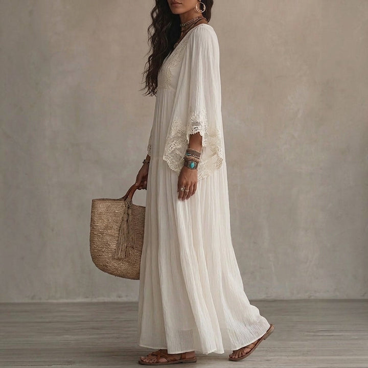 Celeste™ | Robe longue en dentelle
