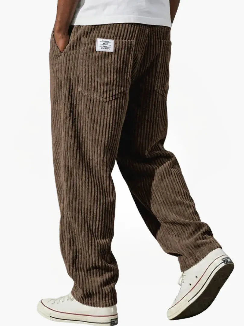PANTALONS EN VELOURS CÔTELÉ POUR HOMMES