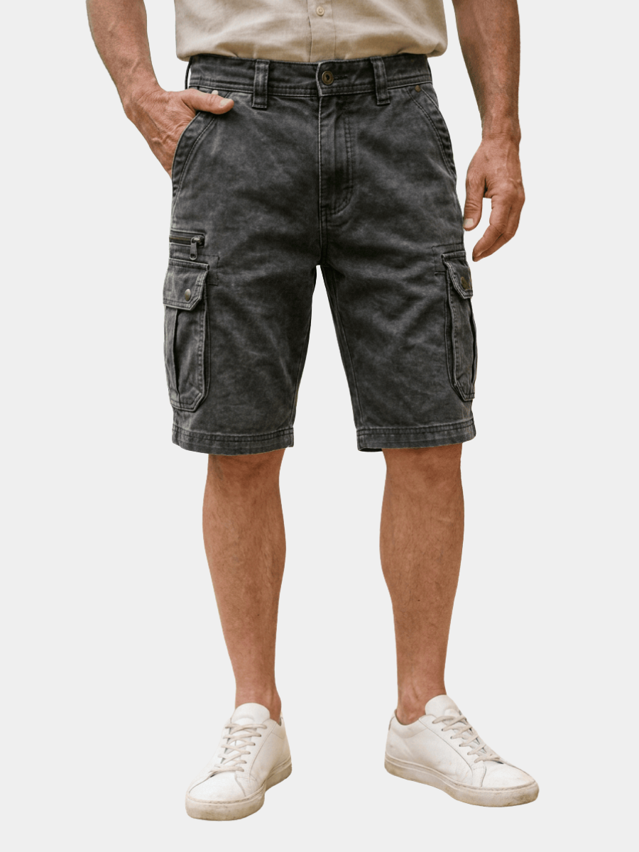 SHORT CARGO EN JEAN POUR HOMMES