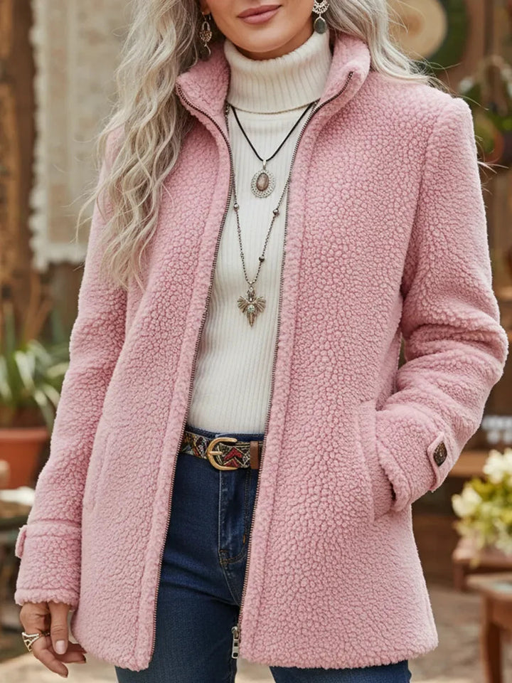 Vanessa™ | Veste en polaire sherpa à zip intégral