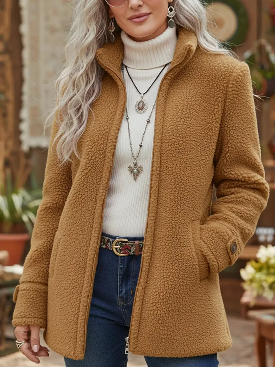 Vanessa™ | Veste en polaire sherpa à zip intégral