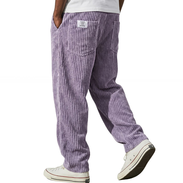 Kawa | Pantalon homme en velours côtelé à taille élastique