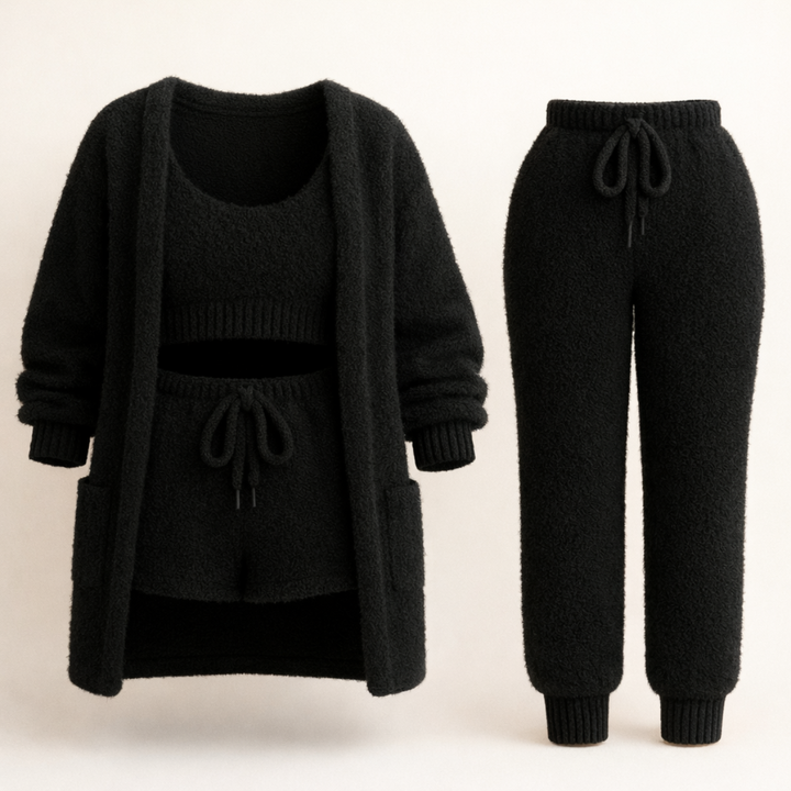 ALBA™ | Pyjama 4 Pièces Élégant