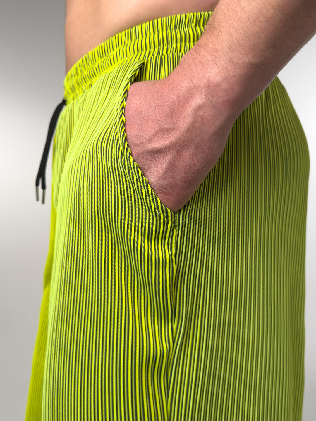 PANTALON DROIT À RAYURES POUR HOMMES