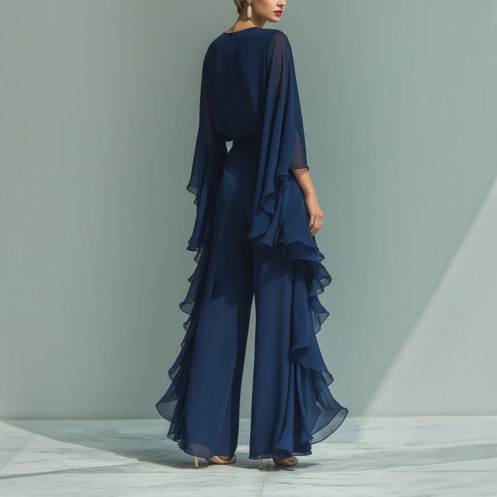 Aurora™ | Ensemble Élégant en Chiffon à Volants