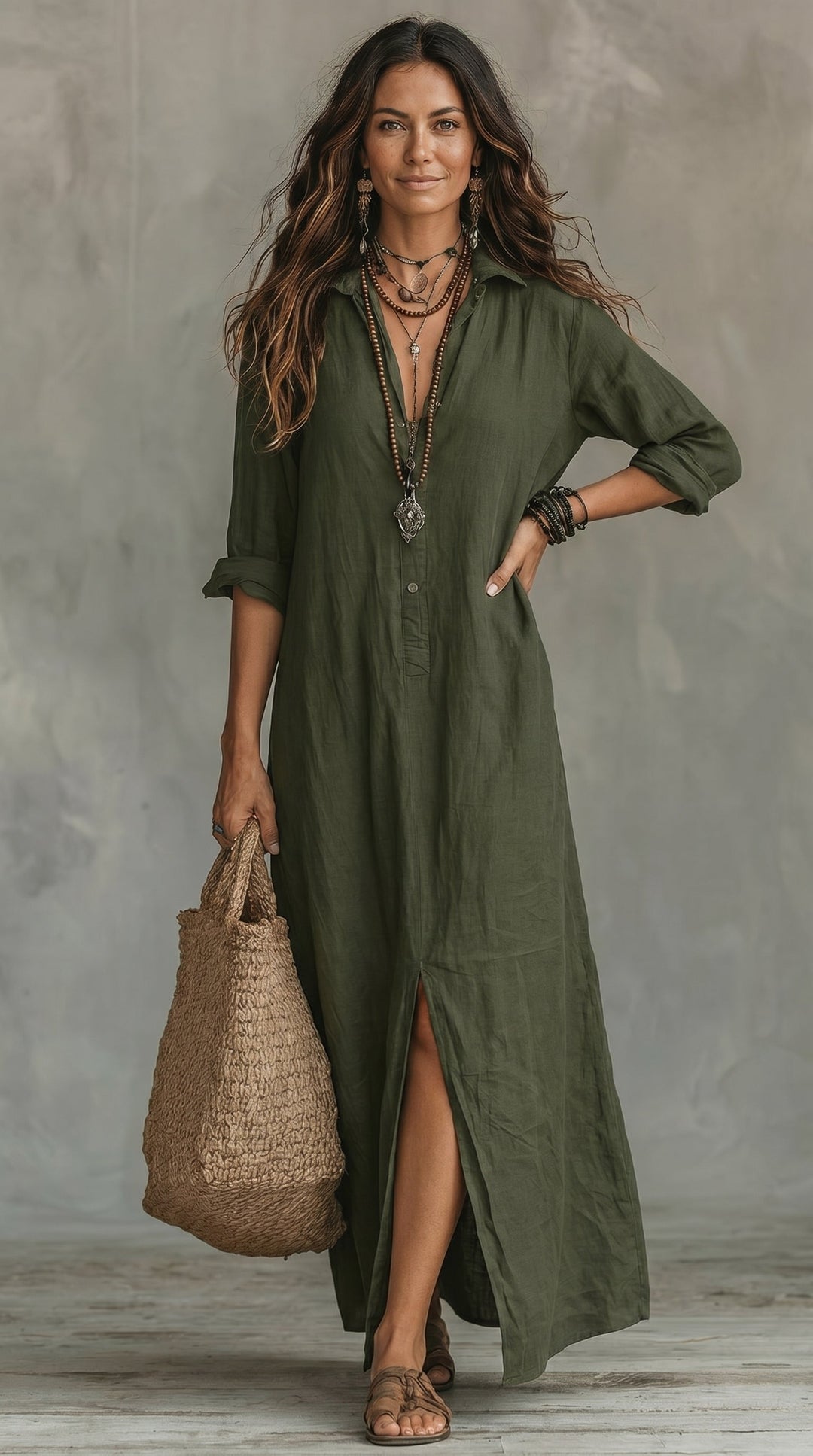Boutonnée™ | Robe longue
