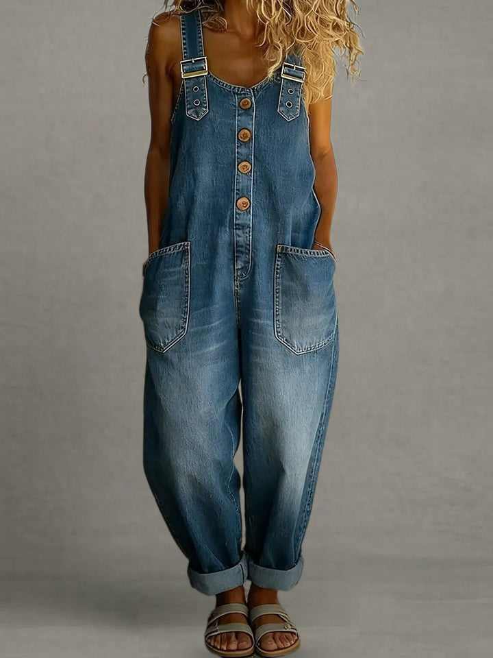DAISY™ Salopette en Jean Vintage