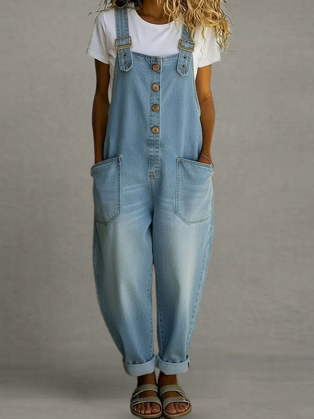 DAISY™ Salopette en Jean Vintage