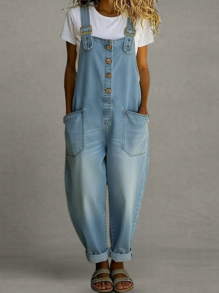DAISY™ Salopette en Jean Vintage