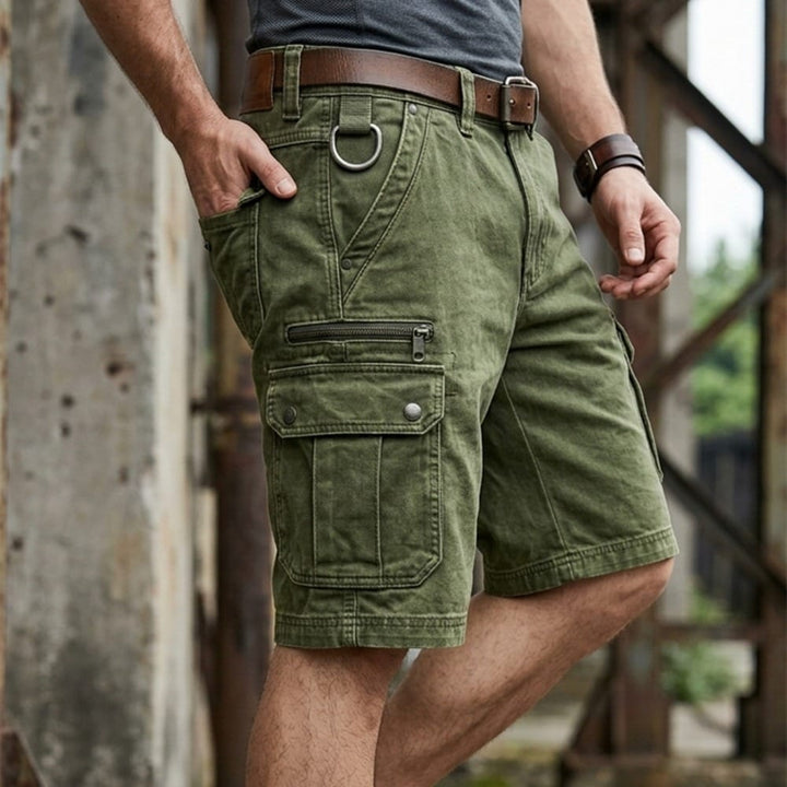 SHORT CARGO EN JEAN POUR HOMMES