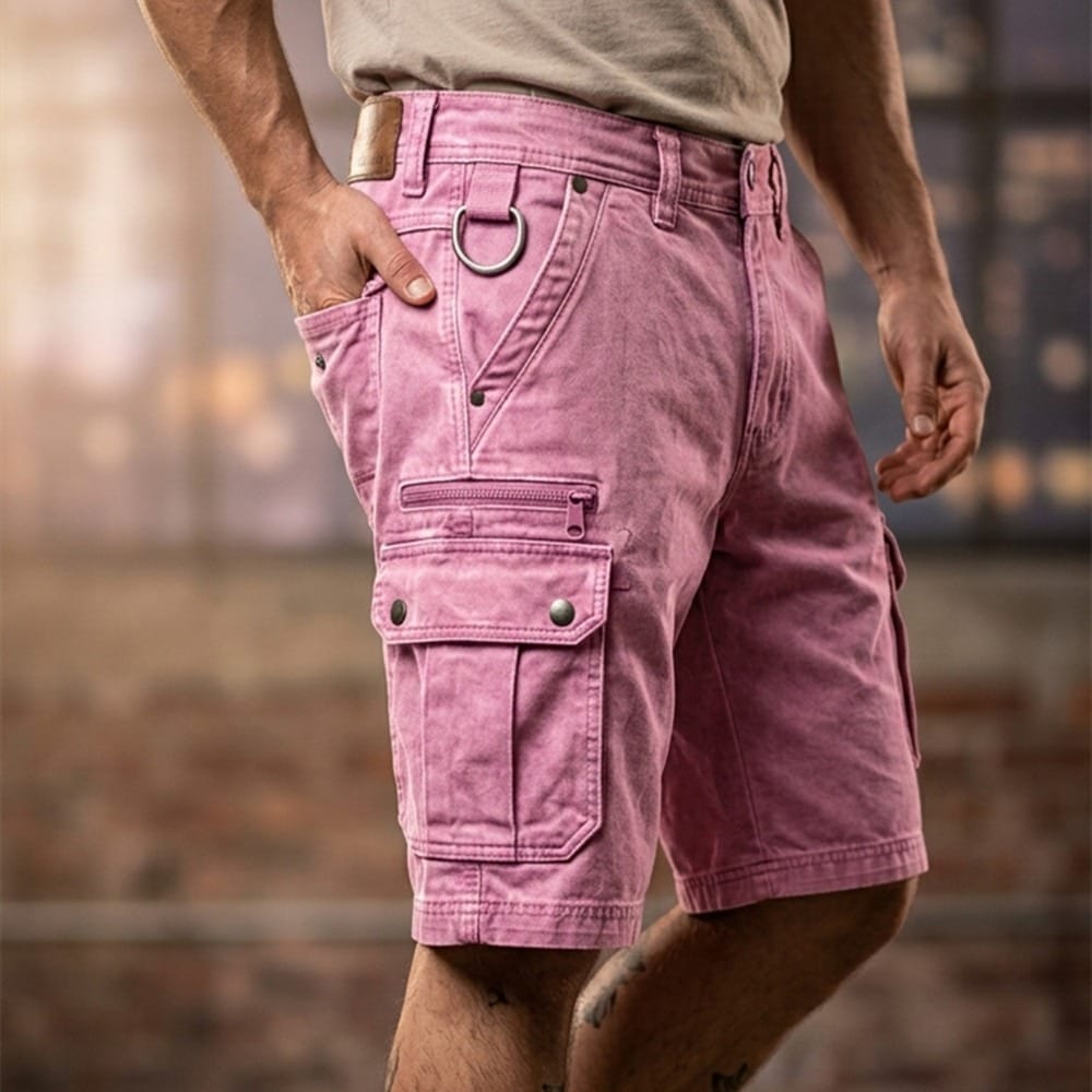 SHORT CARGO EN JEAN POUR HOMMES