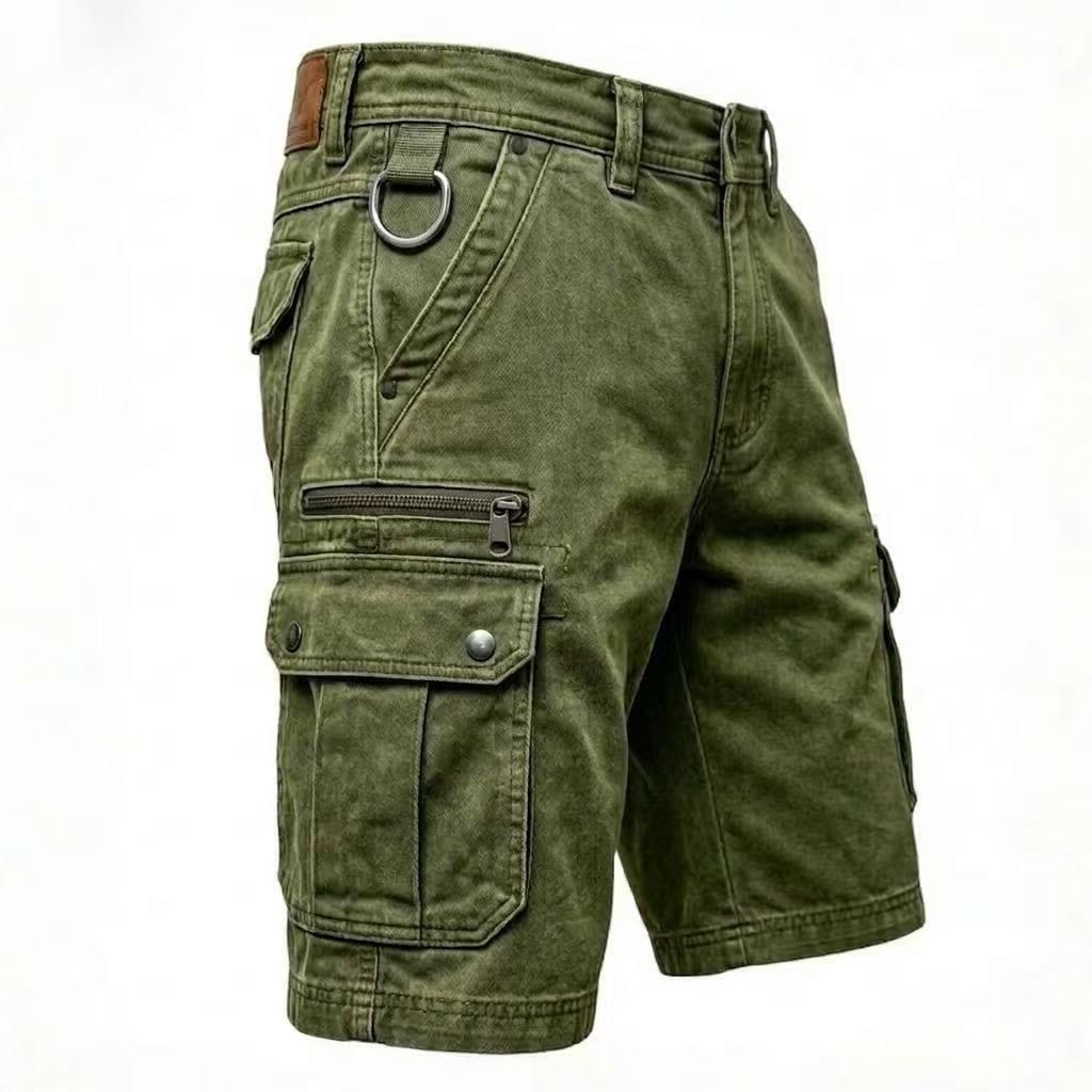 SHORT CARGO EN JEAN POUR HOMMES