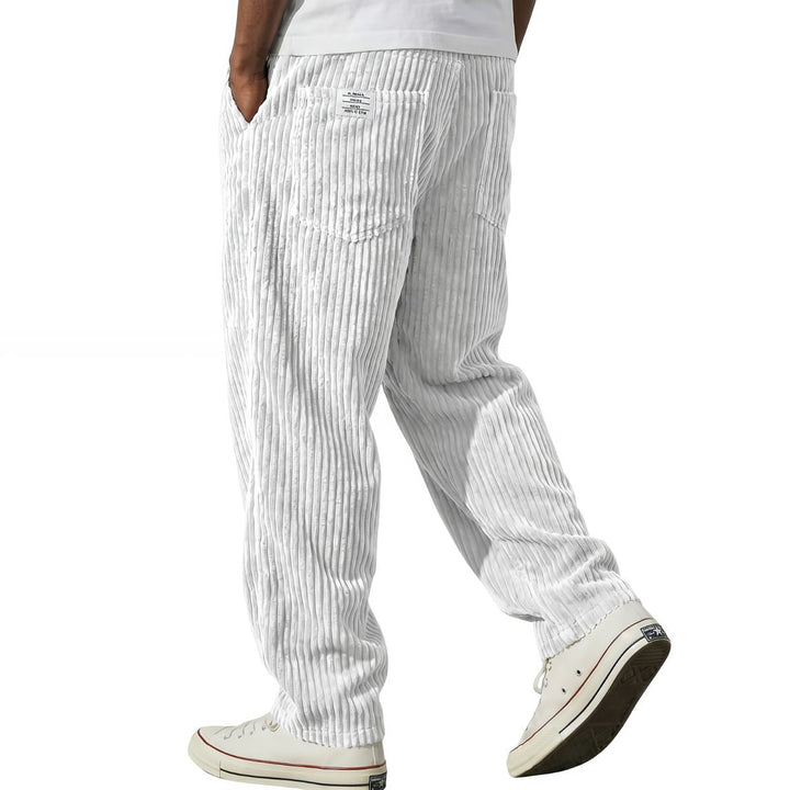 Kawa | Pantalon homme en velours côtelé à taille élastique