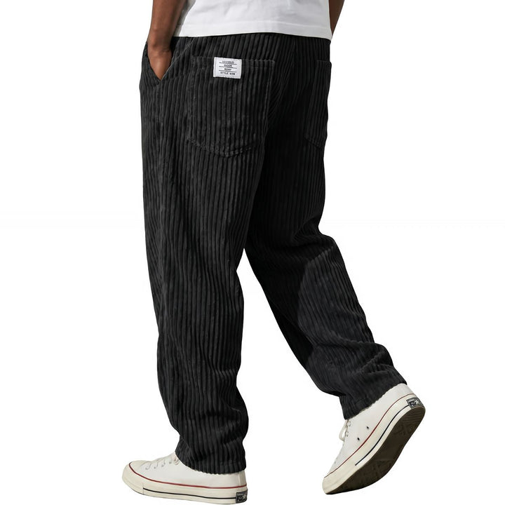Kawa | Pantalon homme en velours côtelé à taille élastique