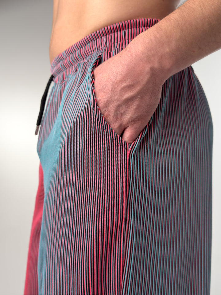 PANTALON DROIT À RAYURES POUR HOMMES
