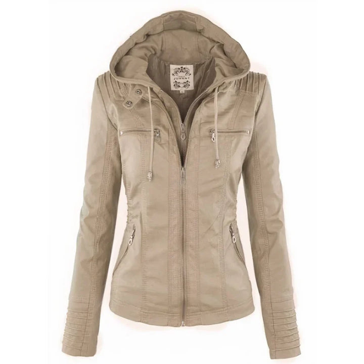 Flavia | Veste en Cuir Robuste et Élégante
